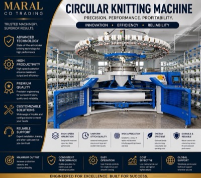 High-speed circular knitting machine for base fabric